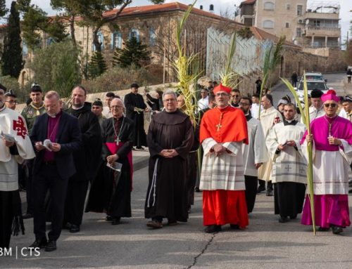 Palm Sunday in Jerusalem led by the Patriarch: “Let us cry with force that our reference in Jesus Christ”