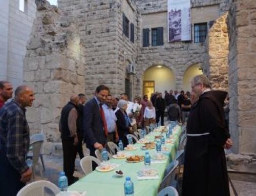The Iftar of the Franciscans with the Muslims in Bethany