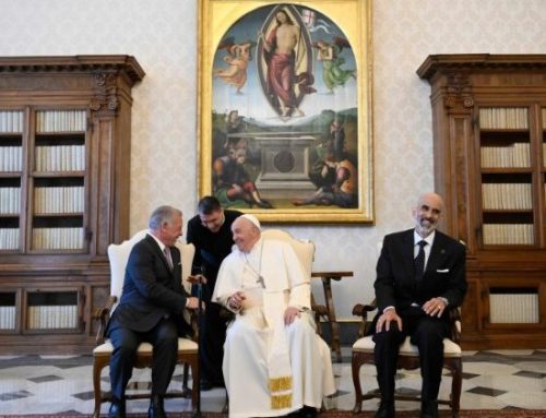 Pope receives the King of Jordan