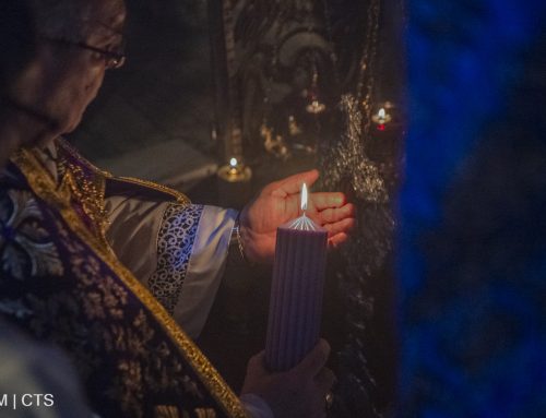 The Custos enters Bethlehem, the start of the time of Advent