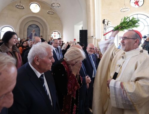 At the Jordan river… inaugurating the Church of the Baptism of the Lord