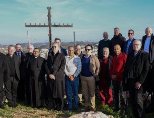 Holy Land Coordination Visits the Latin Patriarchate and Aboud