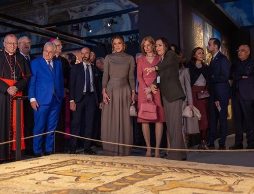 Queen Rania visits “Jordan Dawn of Christianity” exhibition in Rome