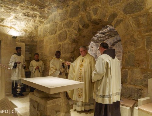 The Holy Sepulchre, blessing of the Crusader Chapel and of the convent after the restoration