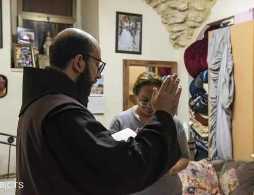 Blessing of the houses in the Old City, a gesture of faith and hope