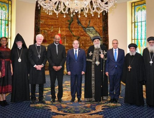 President Abdel Fattah El-Sisi Receives His Holiness Pope Tawadros II and the Delegation of the World Council of Churches