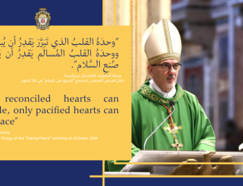 What justice do we seek? What peace do we desire? A Reflection from a homily of H.B. Cardinal Pizzaballa on peace