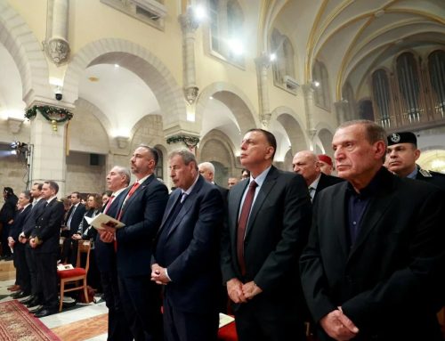 Deputising for King, interior minister attends midnight Christmas mass in Bethlehem