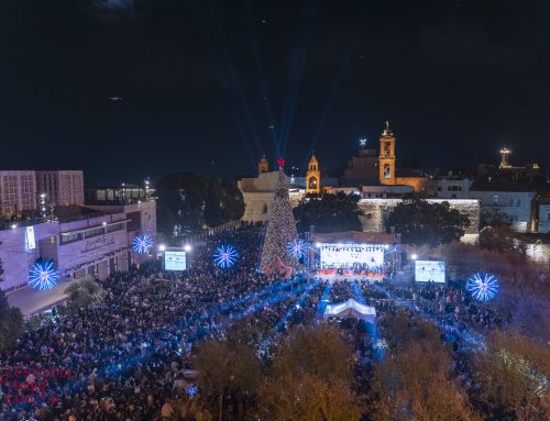 Christmas lights return to shine on Bethlehem and Jerusalem after two years