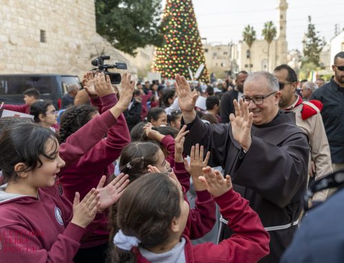 Custos’ entrance to Bethlehem for the first Sunday of Advent