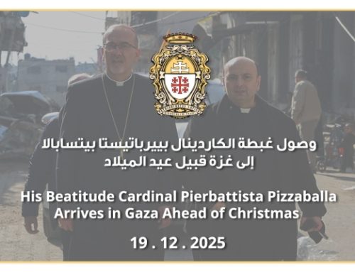 His Beatitude Cardinal Pierbattista Pizzaballa Arrives in Gaza Ahead of Christmas